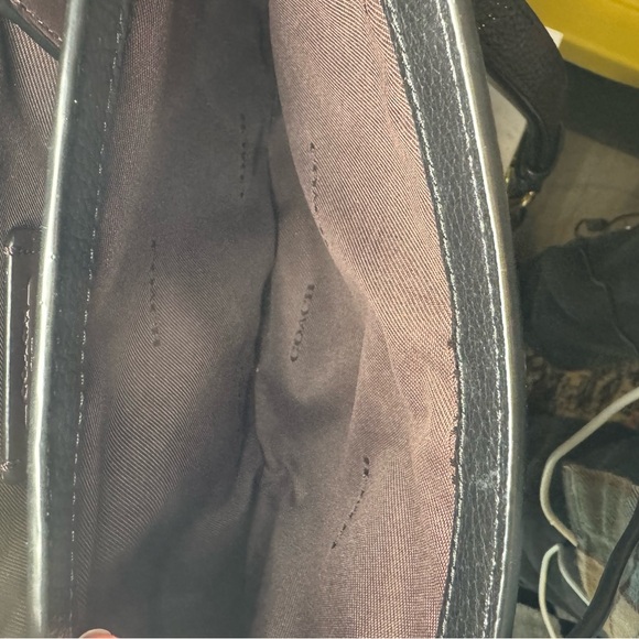 Coach Cassie Top Handle Black Pebbled Leather
Convertible Bag - Picture 12 of 16